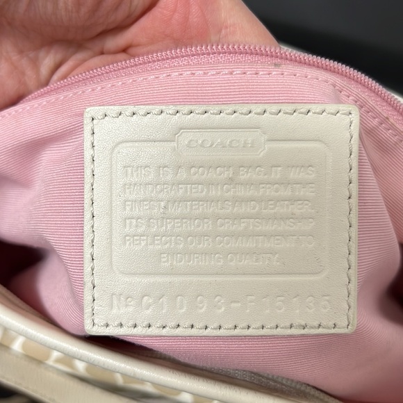 Coach Signature Leah Large Monogram Tote Bag - Picture 11 of 11